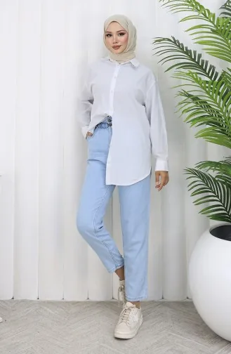 Boyfriend Jeansbroek 3006-02 IJsblauw 3006-02