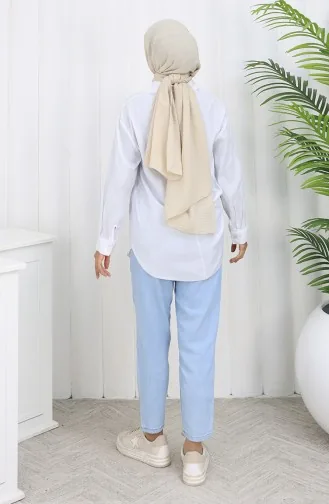 Boyfriend Jeansbroek 3006-02 IJsblauw 3006-02