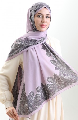 Karaca Katoenen Sjaal 82004-01 Lila 82004-01