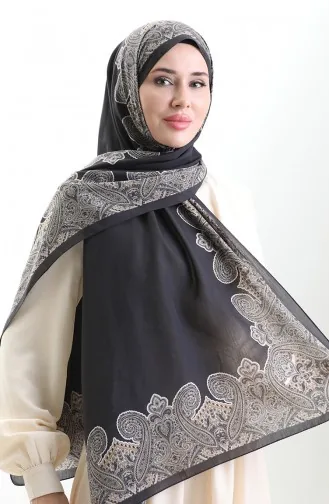 Karaca Cotton Şal 82004-02 Siyah Beyaz