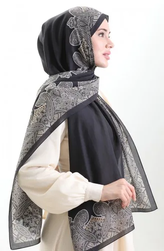 Karaca Cotton Şal 82004-02 Siyah Beyaz