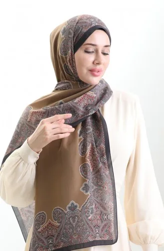 شال كاراكا القطني 82004-04 أسود بني 82004-04