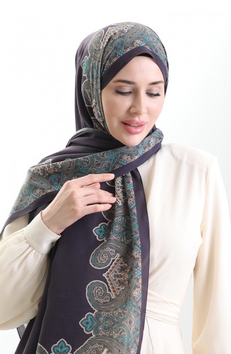 Karaca Cotton Shawl 82004-05 Purple 82004-05