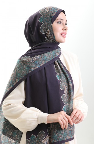 Karaca Cotton Shawl 82004-05 Purple 82004-05