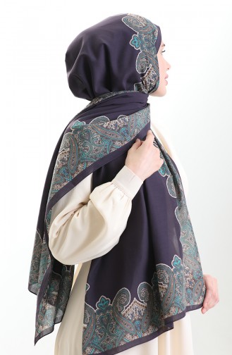 Karaca Cotton Shawl 82004-05 Purple 82004-05