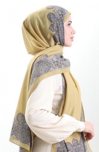 Karaca Cotton Shawl 82004-07 Mustard 82004-07