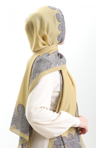 Karaca Cotton Shawl 82004-07 Mustard 82004-07