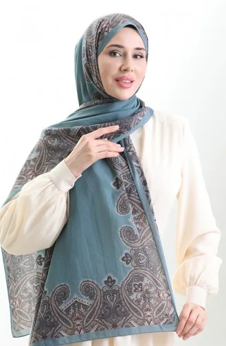 Karaca Châle Coton 82004-08 Indigo 82004-08