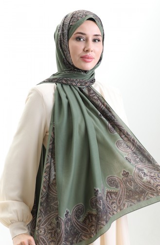 Karaca Katoenen Sjaal 82004-09 Kaki 82004-09