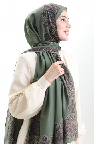 Karaca Katoenen Sjaal 82004-09 Kaki 82004-09