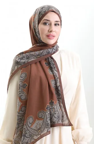 شال كاراكا القطني 82004-11 بني 82004-11