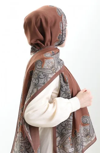 شال كاراكا القطني 82004-11 بني 82004-11