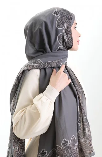 Karaca Cotton Shawl 82004-14 Smoked 82004-14