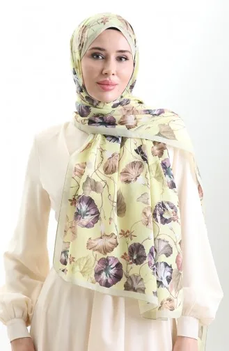 Karaca Cotton Shawl 82006-02 Yellow Brown 82006-02