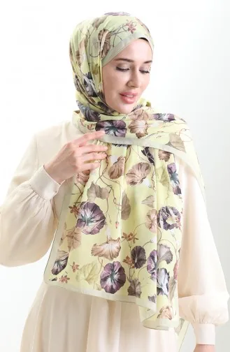 Karaca Cotton Shawl 82006-02 Yellow Brown 82006-02