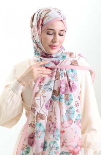 شال قطني كاراكا 82006-03 أخضر نعناعي بودرة 82006-03