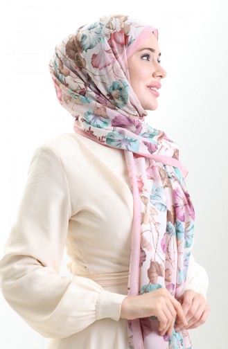 شال قطني كاراكا 82006-03 أخضر نعناعي بودرة 82006-03