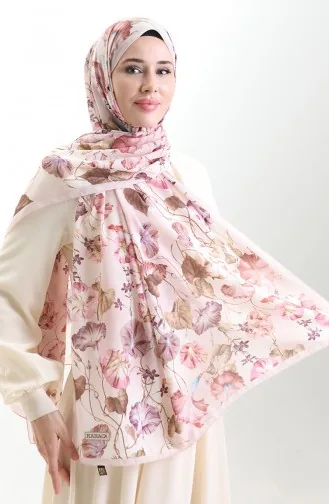 شال كاراكا القطني 82006-05 وردي بودرة 82006-05