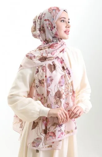 شال كاراكا القطني 82006-05 وردي بودرة 82006-05
