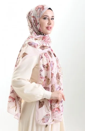 شال كاراكا القطني 82006-05 وردي بودرة 82006-05