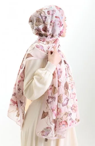 شال كاراكا القطني 82006-05 وردي بودرة 82006-05