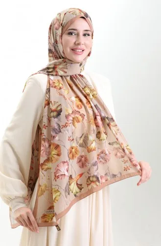 Karaca Katoenen Sjaal 82006-06 Karamel Mosterd 82006-06