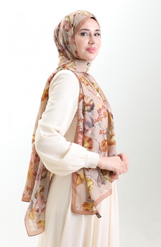 Karaca Cotton Şal 82006-06 Karamel Hardal