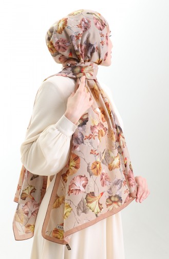 Karaca Cotton Şal 82006-06 Karamel Hardal