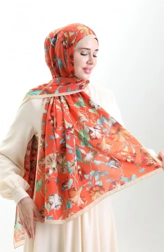 Karaca Cotton Shawl 82006-09 Gold Orange 82006-09