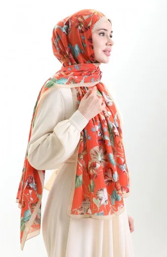 Karaca Cotton Shawl 82006-09 Gold Orange 82006-09