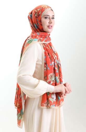 Karaca Baumwollschal 82006-09 Gold Orange 82006-09