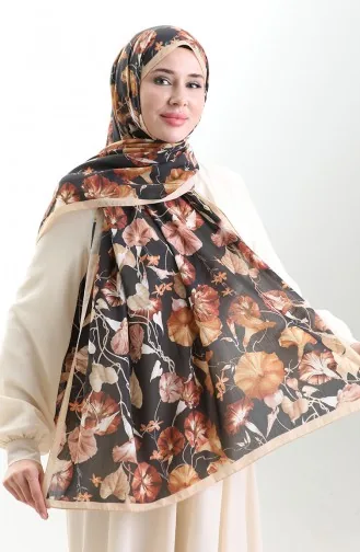 Karaca Cotton Shawl 82006-12 Gold Black 82006-12
