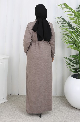 Knitwear Long Cardigan With Pocket 0036-02 Mink 0036-02