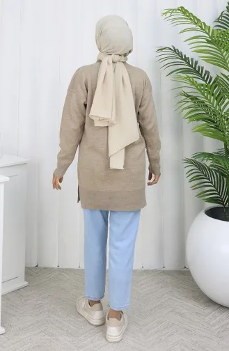 Triko Garnili Tunik 3010-04 Vizon