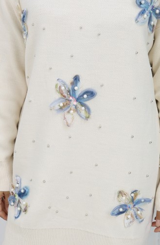 Tunique Garnie En Tricot 3010-05 Beige 3010-05