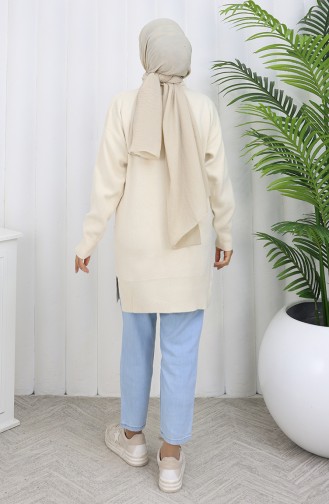 Tunique Garnie En Tricot 3010-05 Beige 3010-05