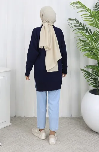 Triko Garnili Tunik 3010-09 Lacivert