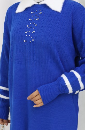 Knitwear Collar Detailed Tunic Trousers Two Piece Set 1002-07 Saks 1002-07