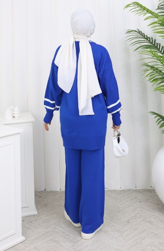 Knitwear Collar Detailed Tunic Trousers Two Piece Set 1002-07 Saks 1002-07