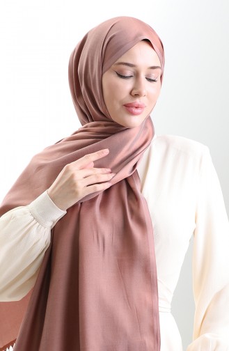 Long Fringed Viscose Shawl 70331-20 Light Brown 70331-20