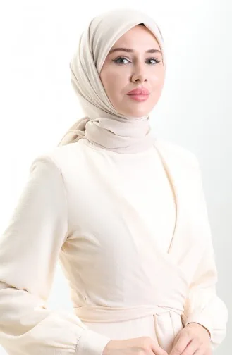 Écharpe En Lin Karaca 82023-01 Beige Clair 82023-01