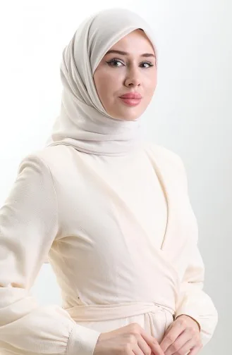 Karaca Leinenschal 82023-05 Knochen 82023-05