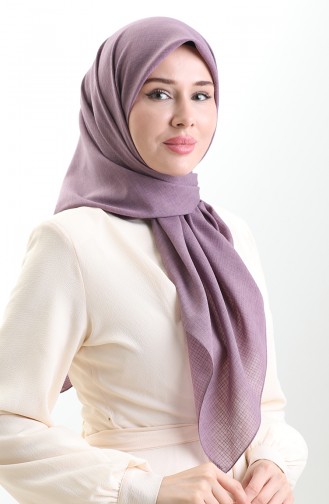 كاراكا - وشاح كتان 82023-06 لون ليلكي داكن 82023-06