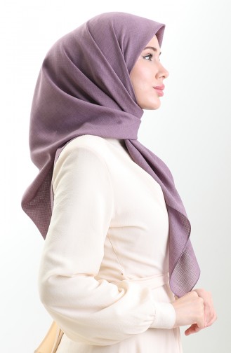 كاراكا - وشاح كتان 82023-06 لون ليلكي داكن 82023-06