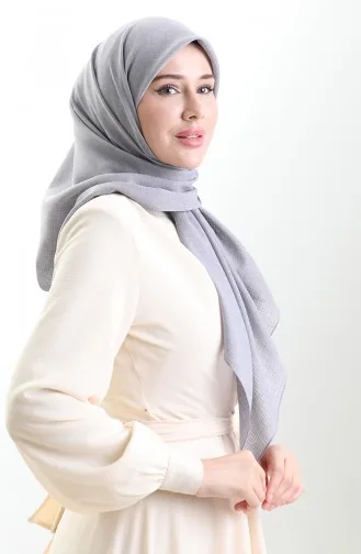 Karaca Leinenschal 82023-08 Grau 82023-08