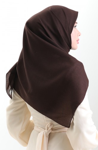 Karaca Linen Scarf 82023-09 Bitter Brown 82023-09