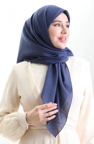Karaca Leinenschal 82023-13 Jeansblau 82023-13