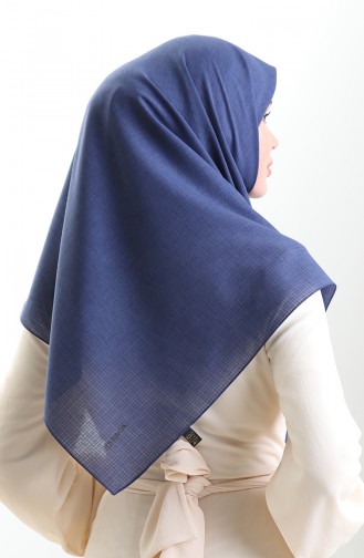 Karaca Linen Eşarp 82023-13 Kot Mavi