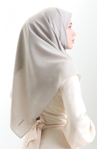 Karaca Linen Scarf 82023-14 Dark Beige 82023-14