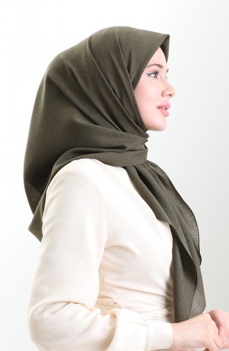 Karaca Leinenschal 82023-16 Khaki 82023-16
